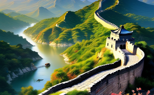 What descriptive adjectives can be used for the Great Wall?