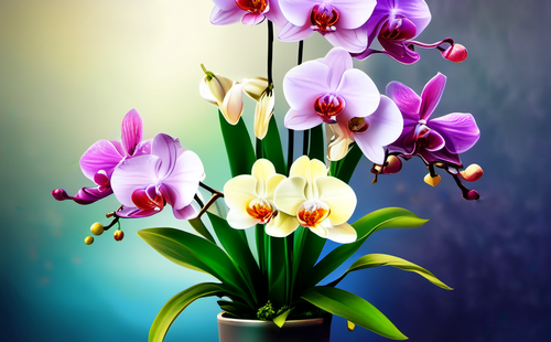 Which ancient poems describe orchids?