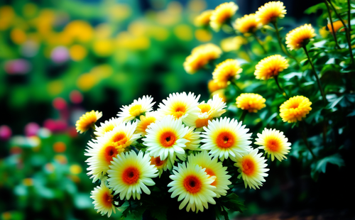 What are some famous verses about chrysanthemums in Chinese poetry?