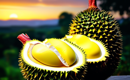 How can the taste of durian be described?