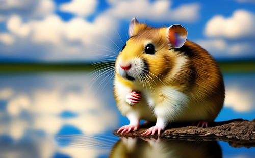 How to describe the appearance characteristics of a hamster?