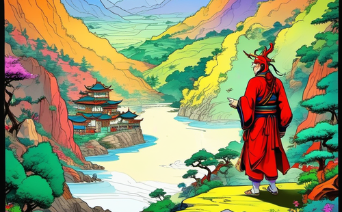 How are the characters portrayed in the third chapter of Journey to the West?