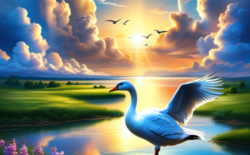 What are the symbolic and metaphorical meanings of geese?