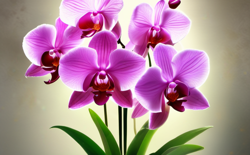 Which poems describe orchids?